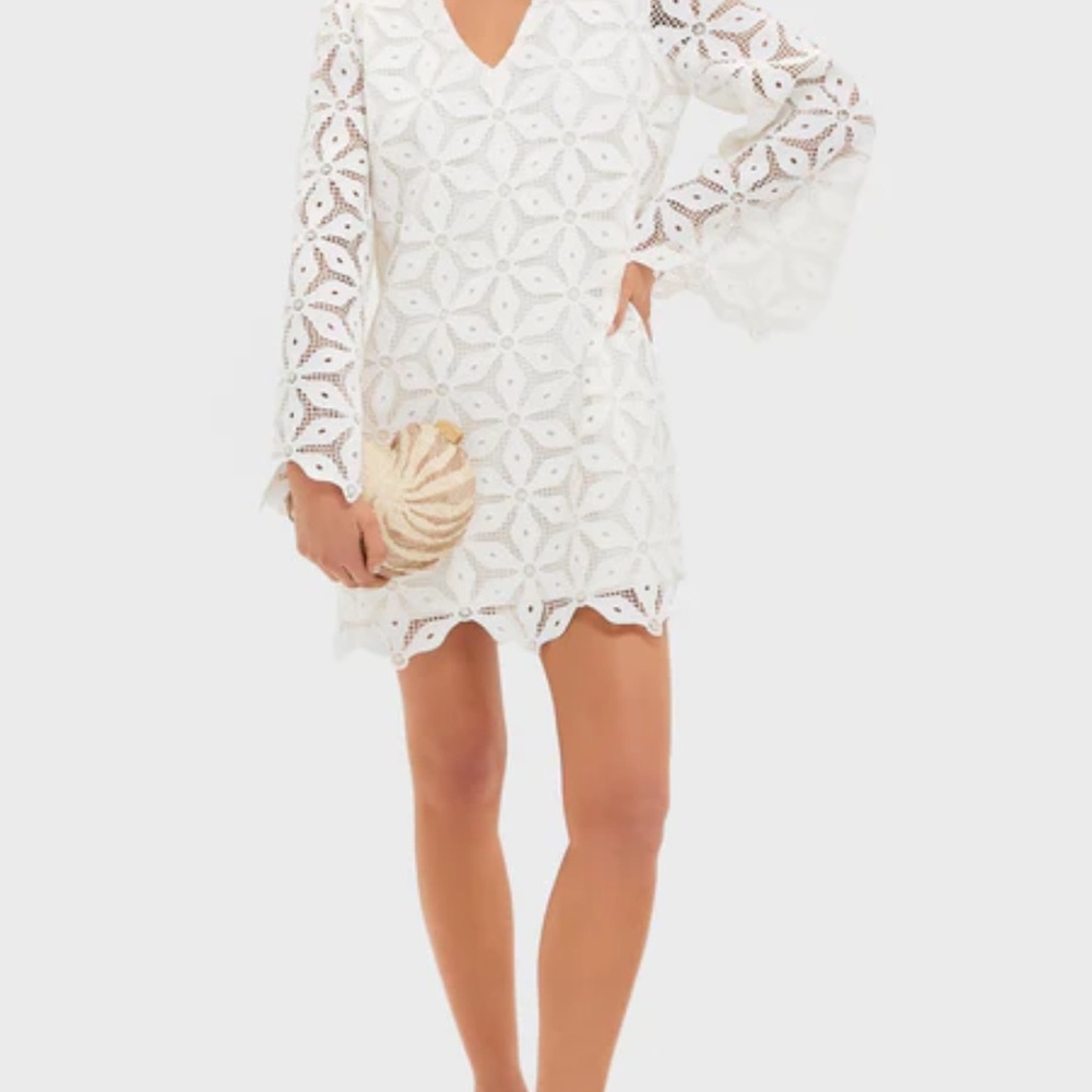 Tuckernuck White Floral Lace Camilla Dress